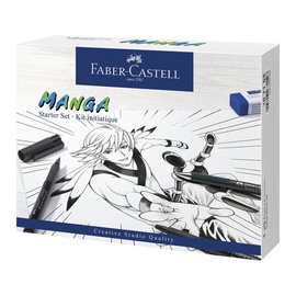 Krāsošana komplekts Faber Castell Manga Starter Set, vienpusējs, 8 gab.