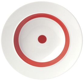 ViceVersa Soup Plate "The Dot" 23.5cm Red