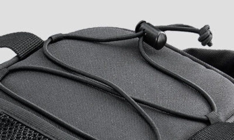 Dviračio krepšys Topeak, sintetinis pluoštas, juoda