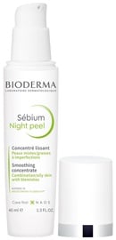 Sejas skrubis Bioderma Sebium night smoothing concentrate, 40 ml