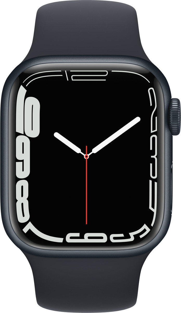 Apple Watch Series 7 GPS, 41mm (PRODUCT)RED Aluminium Case with  (PRODUCT)RED Sport Band - Regular
