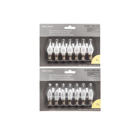Spuldzītes rezerves 7gab led e10 34v