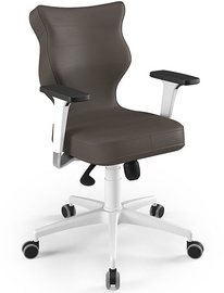 Entelo Perto White Office Chair VE03 Brown
