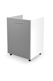 Кухонный шкаф Halmar Vento, белый/серый, 600 мм x 520 мм x 820 мм
