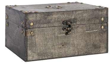 Home4you Chest BAO-1 24x15x12cm Antique Gray
