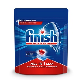Таблетки для посудомоечной машины Finish All in 1 Max, 20 шт.