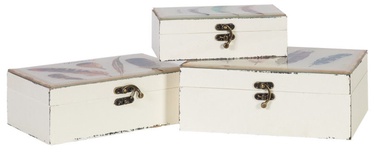 Home4you Fluffy Wooden Boxes 3pcs