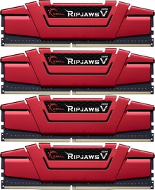 G.SKILL RipJawsV 32GB 2666MHz CL19 DDR4 KIT OF 4 F4-2666C19Q-32GVR