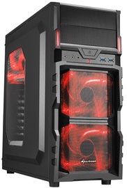 Sharkoon VG5-W Mid-Tower Red