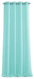 Дневной занавес AmeliaHome Voile, бирюзовый, 1600 мм x 2500 мм
