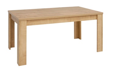 Pusdienu galds Black Red White Porto Oak, 1600x900x760 mm