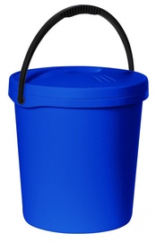 Plast Team Bucket With Lid 30.4x30.4x33.6cm 16l Blue