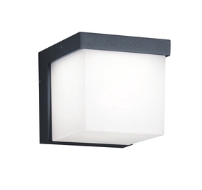 Светильник Trio Yangtze, 3.5Вт, LED, IP54, черный, 12 см x 11.7 см