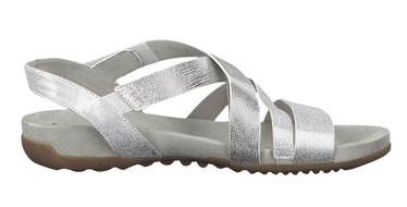 Basutės, Tamaris Sandal 1-1-28604-22 Silver Combination 38