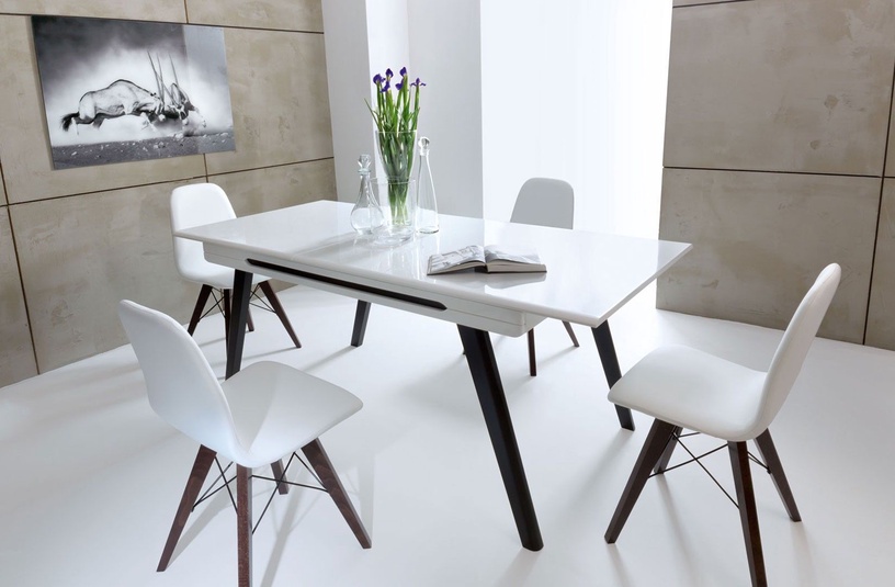 Стул для столовой Ultra, коричневый/белый, 42 см x 48 см x 85 см
