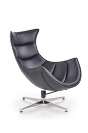 Fotelis Halmar Luxor Black, 86x36x84 cm