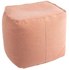 Pufs Home4you Jute Dusty Pink, 55x55x45 cm