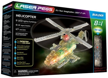 Laser Pegs 8 In 1 Helicopter 81012