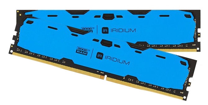 Operatyvioji atmintis (RAM) Goodram IRIDIUM Blue, DDR4, 16 GB, 2400 MHz