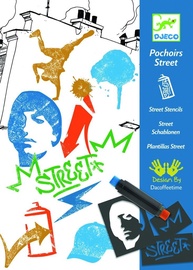 Djeco Stop Felt Tips Street Stencil