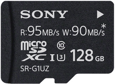 Sony 128GB Micro SDXC UHS-I U3 Class 10