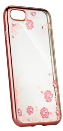 Blun Diamond Back Case For Xiaomi Redmi 4X Transparent/Rose Gold