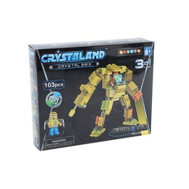 Crystaland Lighted Brix Robot 103pcs 99078
