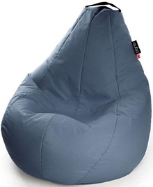 Кресло-мешок Comfort 120 Pop fit, синий/серый, 250 л