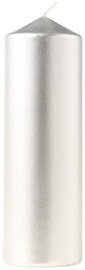 Eika Pillar Candle 21x7cm Silver