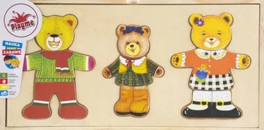 Деревянный пазл Brimarex Bear with Baby 1506498, 54 шт.