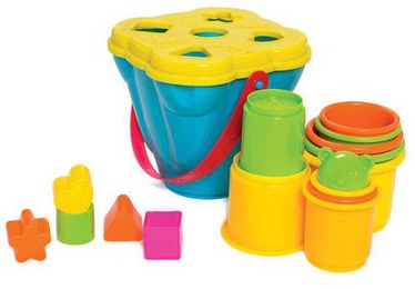 Playgro Shape Sorting & Stacking Buckets 6384153