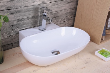 Vannas istabas izlietne Sanycces LA500004, keramika, 560 mm x 390 mm x 125 mm