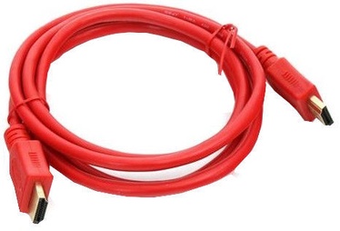 Omega HDMI To HDMI Cable 1.5m Red
