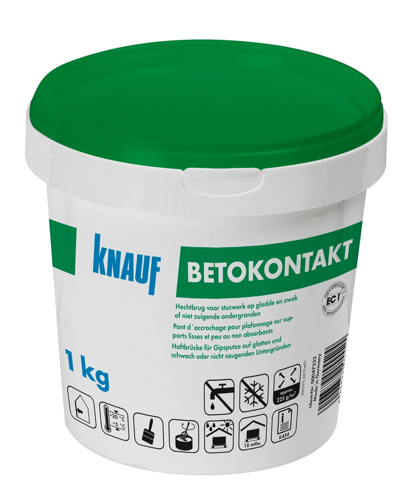 Grunts vienkāršas konstrukcijas Knauf Betokontakt 12-288, sārtums, 1 kg