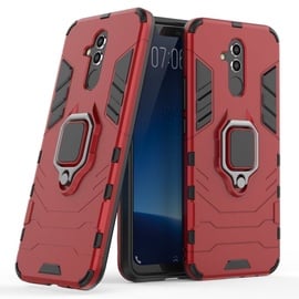 Hurtel Ring Armor Back Case For Huawei Mate 20 Lite Red