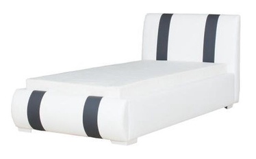Bodzio Aga AG74 Bed 90x200 White/Graphite