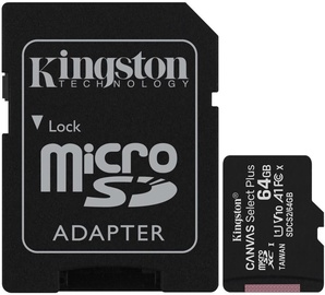 Atmiņas karte Kingston, 64 GB