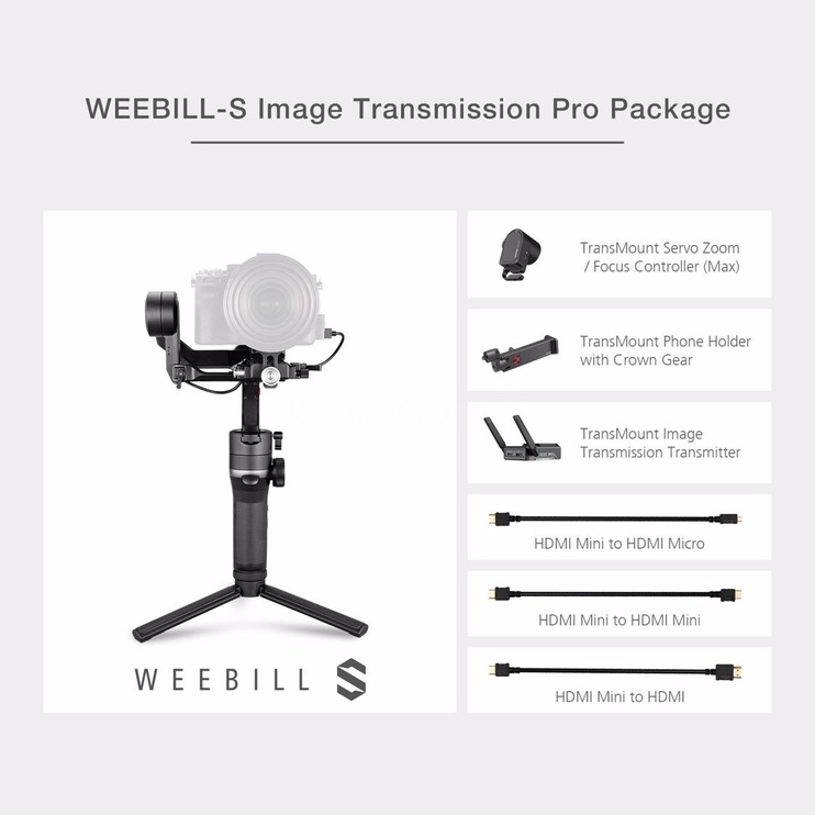 Statīvs Zhiyun-tech Weebill S Image Transmission Pro Package