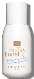 Tonuojantis kremas Clarins Milky Boost Healthy Glow 05 Milky Sandalwood, 50 ml