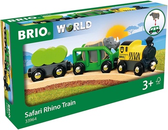 Traukinys Brio World Safari Rhino 33964