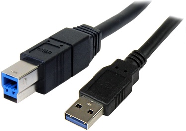 Кабель StarTech USB 3.0 Cable A to B, черный, 3 м