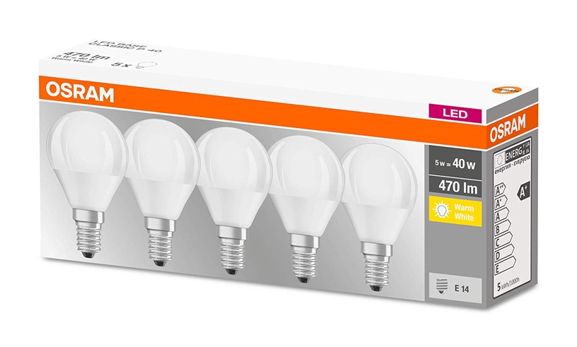 Лампочка Osram Сменная LED, белый, E14, 5 Вт, 470 лм