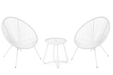 4living Acapulco Garden Furniture Set White