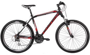 Dviratis Kross Hexagon X3 XL 26" Black Red White Matte 17