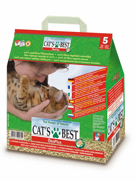 Наполнители для котов органический (комкующийся) Cat's Best, 2.1 кг, 5 л