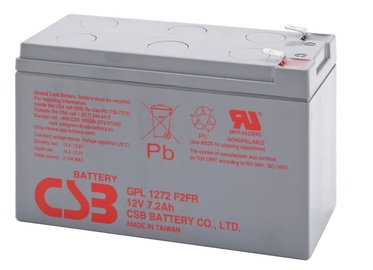 CSB 4 Kit GPL1272 F2 12V/7.2Ah Battery