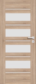 Siseukseleht PerfectDoor Evia 01, vasakpoolne, sonoma tamm, 203.5 x 84.4 x 4 cm
