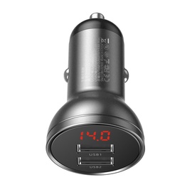 Laadija Baseus CCBX-0G, 2 x USB, must