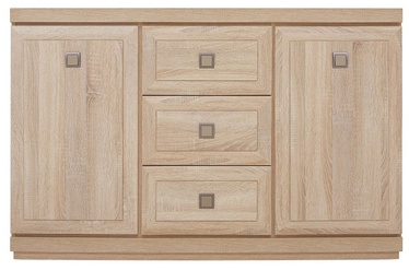 Black Red White Oregon Chest Of Drawers KOM2D3S Sonoma Oak