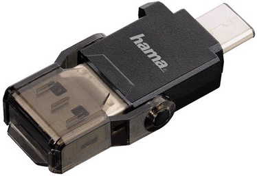Hama USB 3.0 Card Reader USB Type C Black